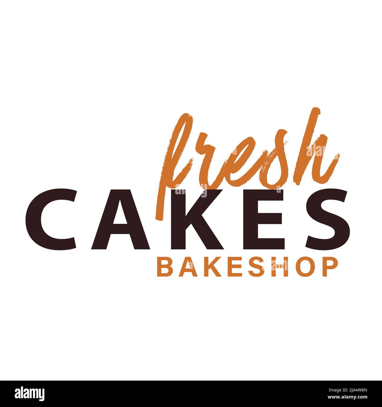 logo fresh cake bake shop Illustration de Vecteur
