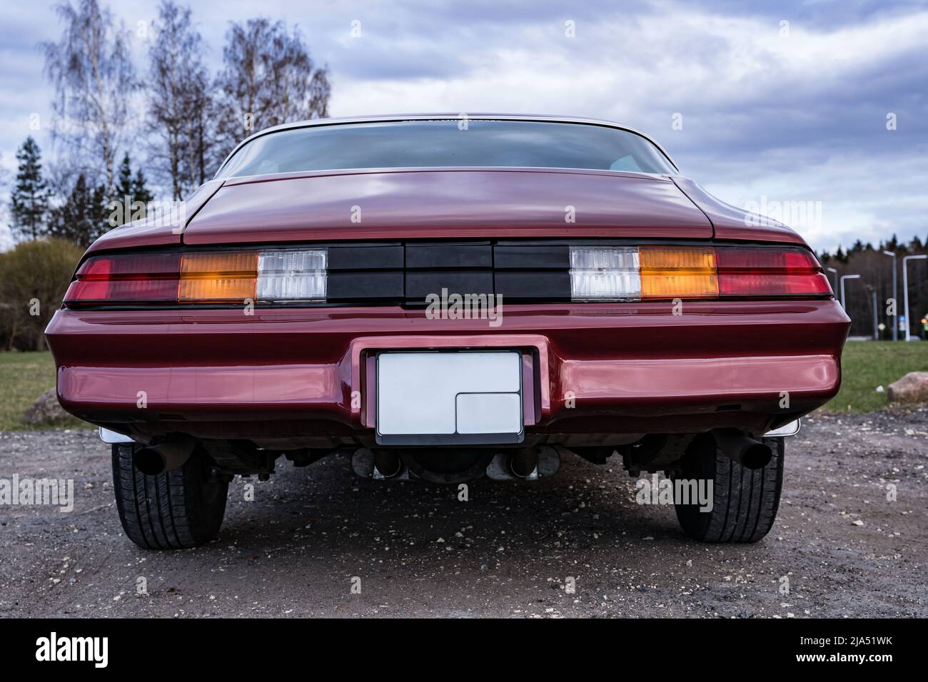 Sosnovy Bor, Russie - 03 mai 2022 : Camaro 1979 de Chevrolet Banque D'Images