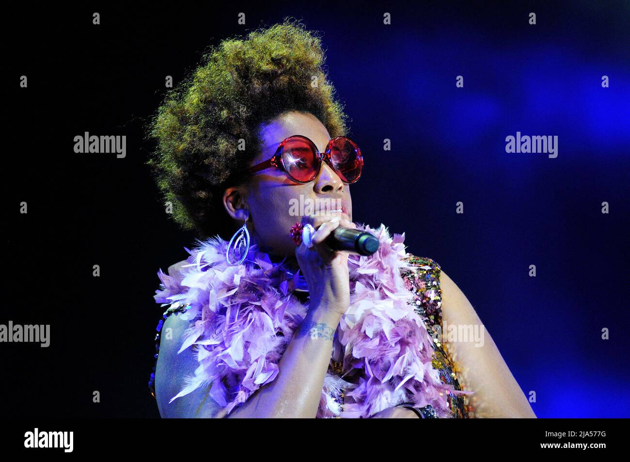 Vienne, Autriche. 28 juin 2014. Macy Gray au Festival de l'île du Danube à Vienne Banque D'Images