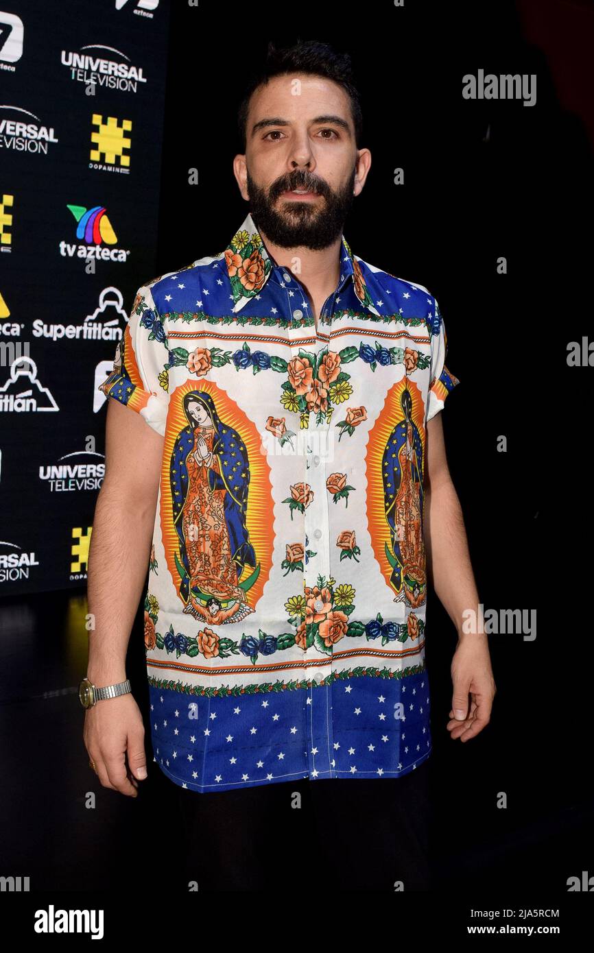 CIUDAD DE MEXICO, MEXIQUE - 26 MAI 2022 : presentación de la série Supertitlán en Azteca Estudios, 26 mai 2022 en Ciudad de México, México. (Photo de Francisco Morales/DAMMPHOTO) Banque D'Images