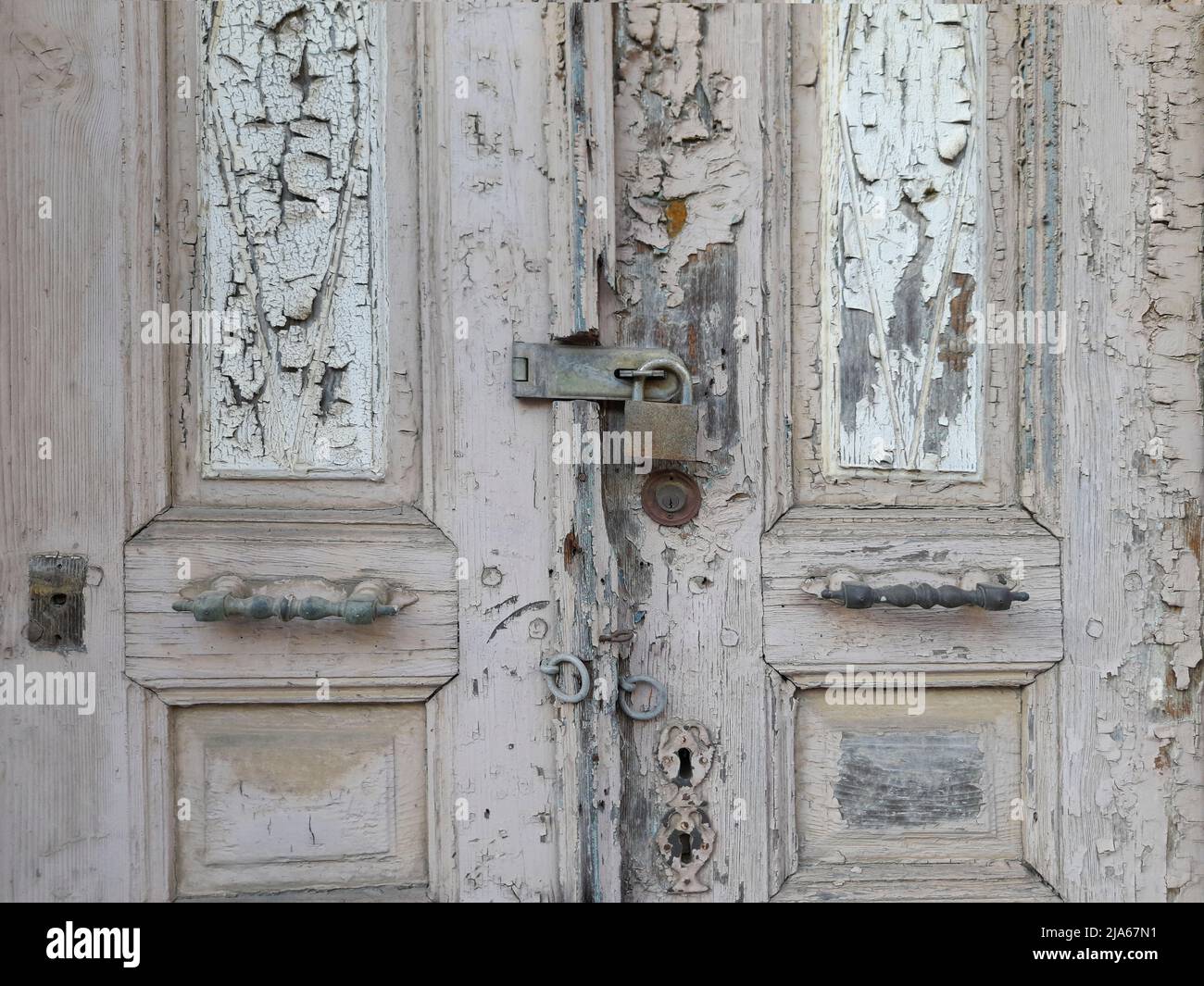 texture historique de la porte en bois, vue sur l'avant Banque D'Images