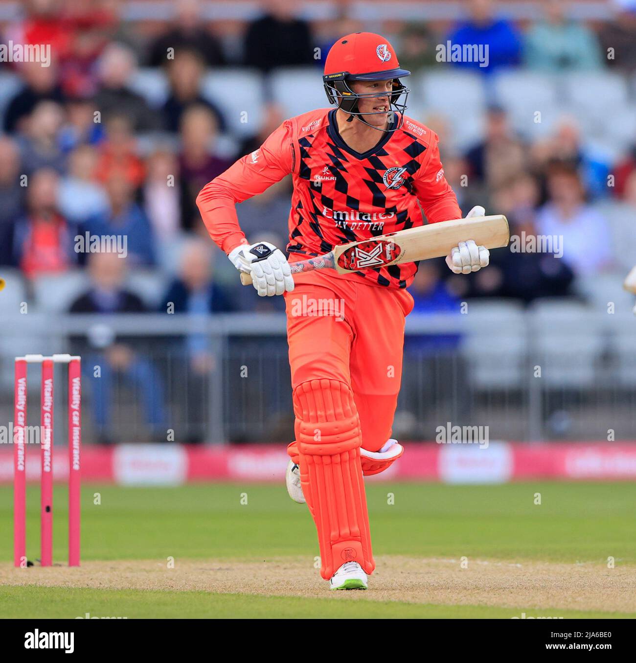 Keaton Jennings de Lancashire Lightning Banque D'Images