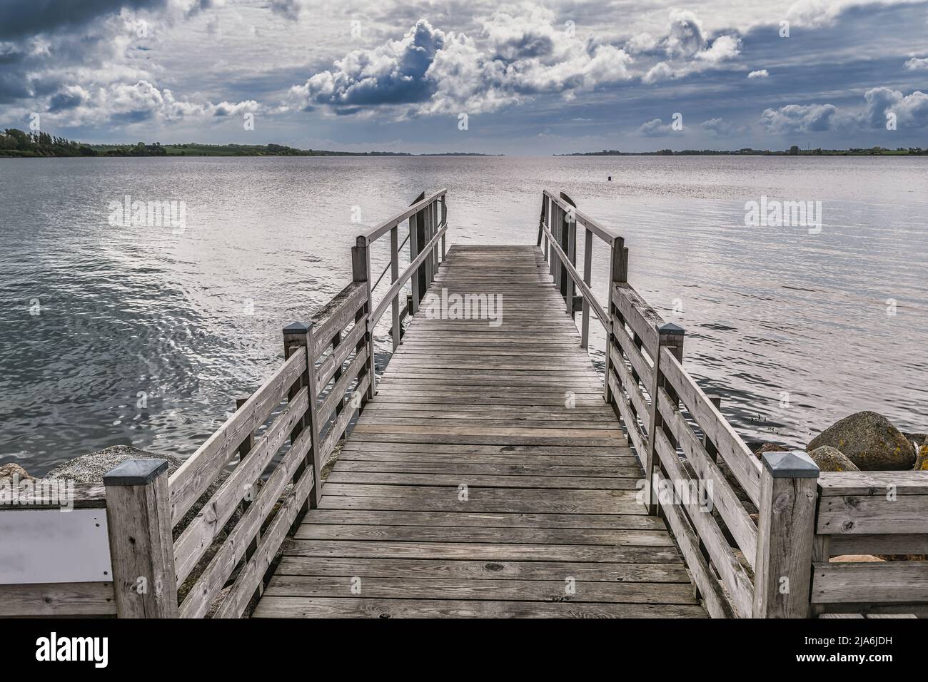 Port de plaisance de Hoerevov sur le sentier de randonnée de Gendarmstiern au Danemark Banque D'Images