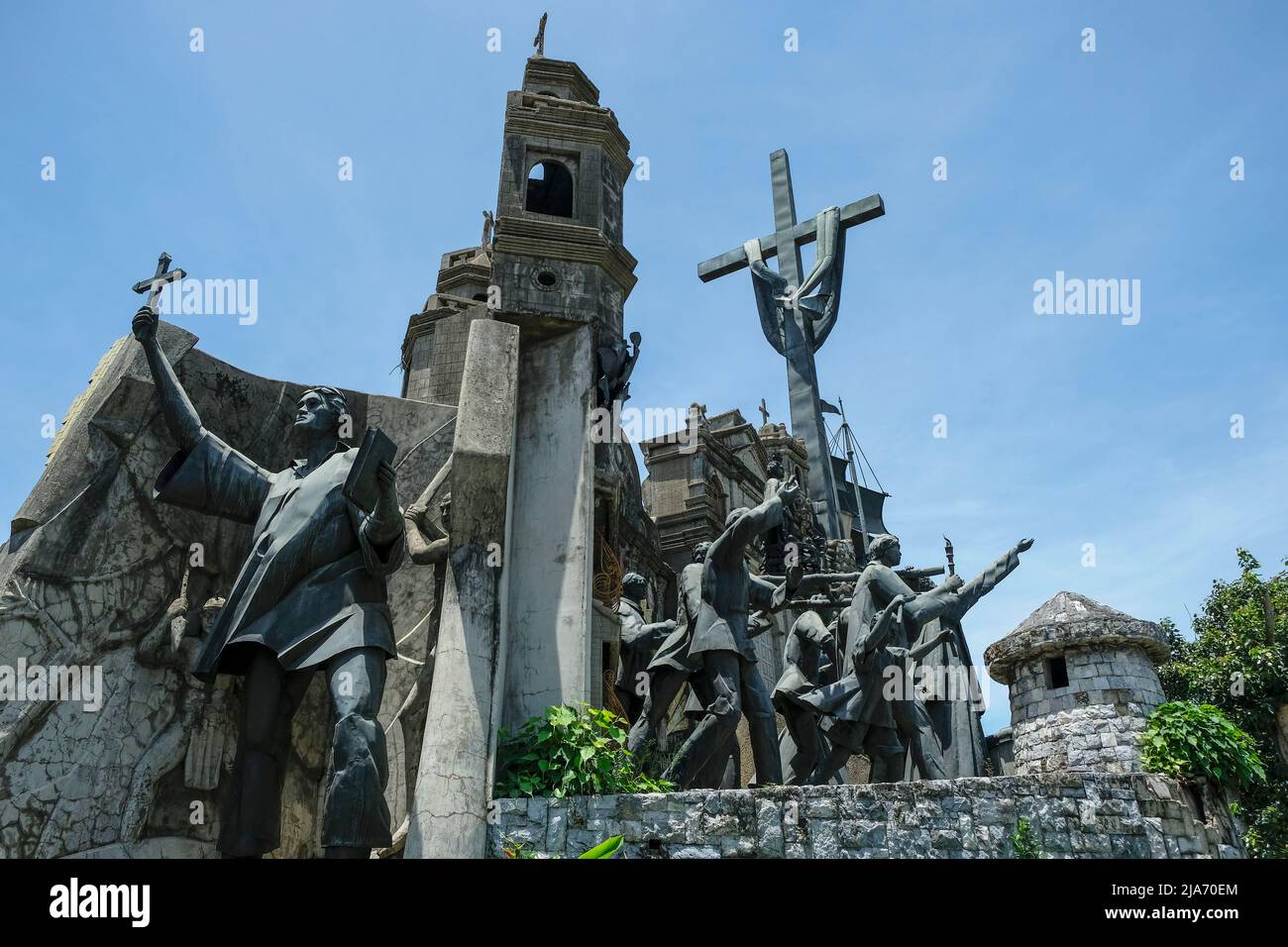 Cebu, Philippines - Mai 2022: Le patrimoine du monument de Cebu, il a été réalisé par le sculpteur philippin Eduardo Castrillo sur 23 mai 2022 à Cebu, Philippines. Banque D'Images