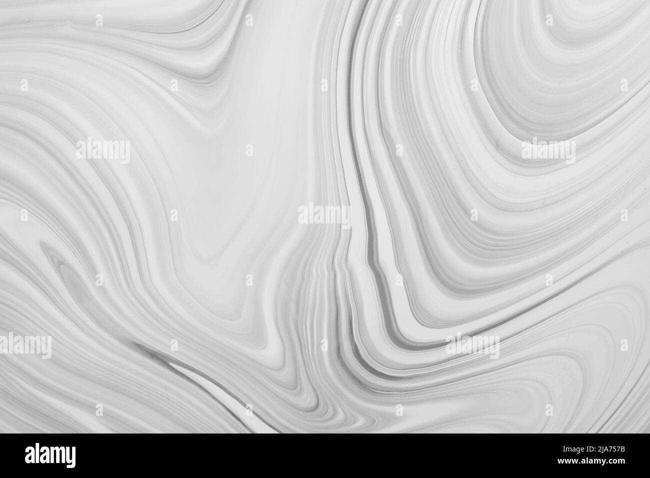 Encre de peinture abstrait huile gris motif blanc design art aquarelle texture fond. Banque D'Images