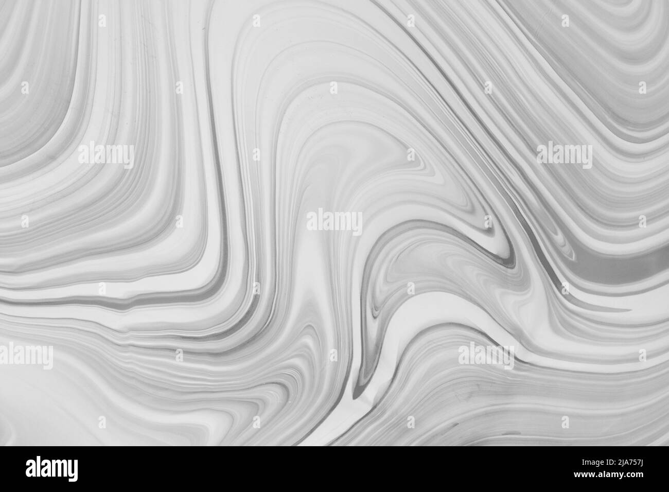 Encre de peinture abstrait huile gris motif blanc design art aquarelle texture fond. Banque D'Images