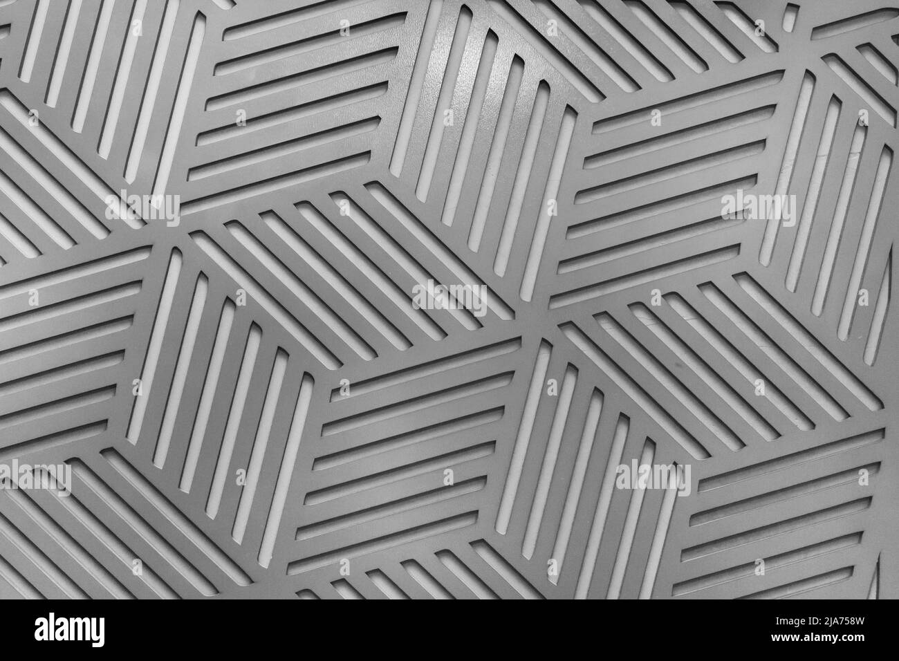 Motif gris abstrait géométrique contemporain intérieur conception de mur Architecture Décoration texture arrière-plan. Banque D'Images