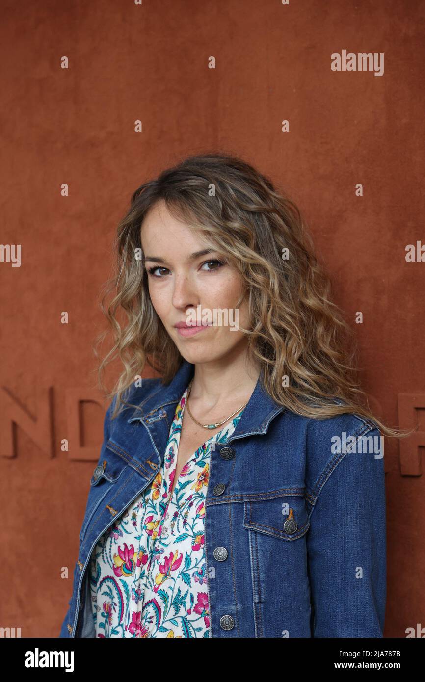 Elodie Fontan au Village pendant l'Open de tennis Roland Garros 2022 le 28 mai 2022 à Paris, France. Photo de Nasser Berzane/ABACAPRESS.COM Banque D'Images
