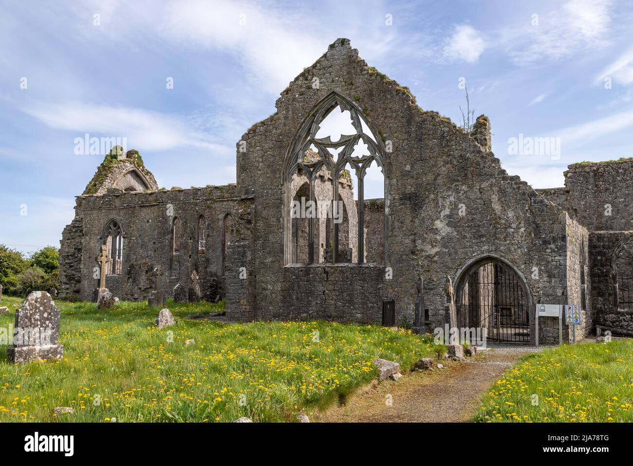 Abbaye d'Athenry, comté de Galway, Irlande Banque D'Images