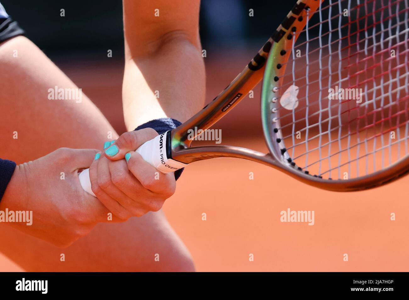 Paris, France. 28th mai 2022. Paula Badosa, joueur de tennis espagnol, est en action lors du tournoi de tennis Grand Chelem ouvert en 2022 à Roland Garros, Paris, France. Frank Molter/Alamy Actualités en direct Banque D'Images