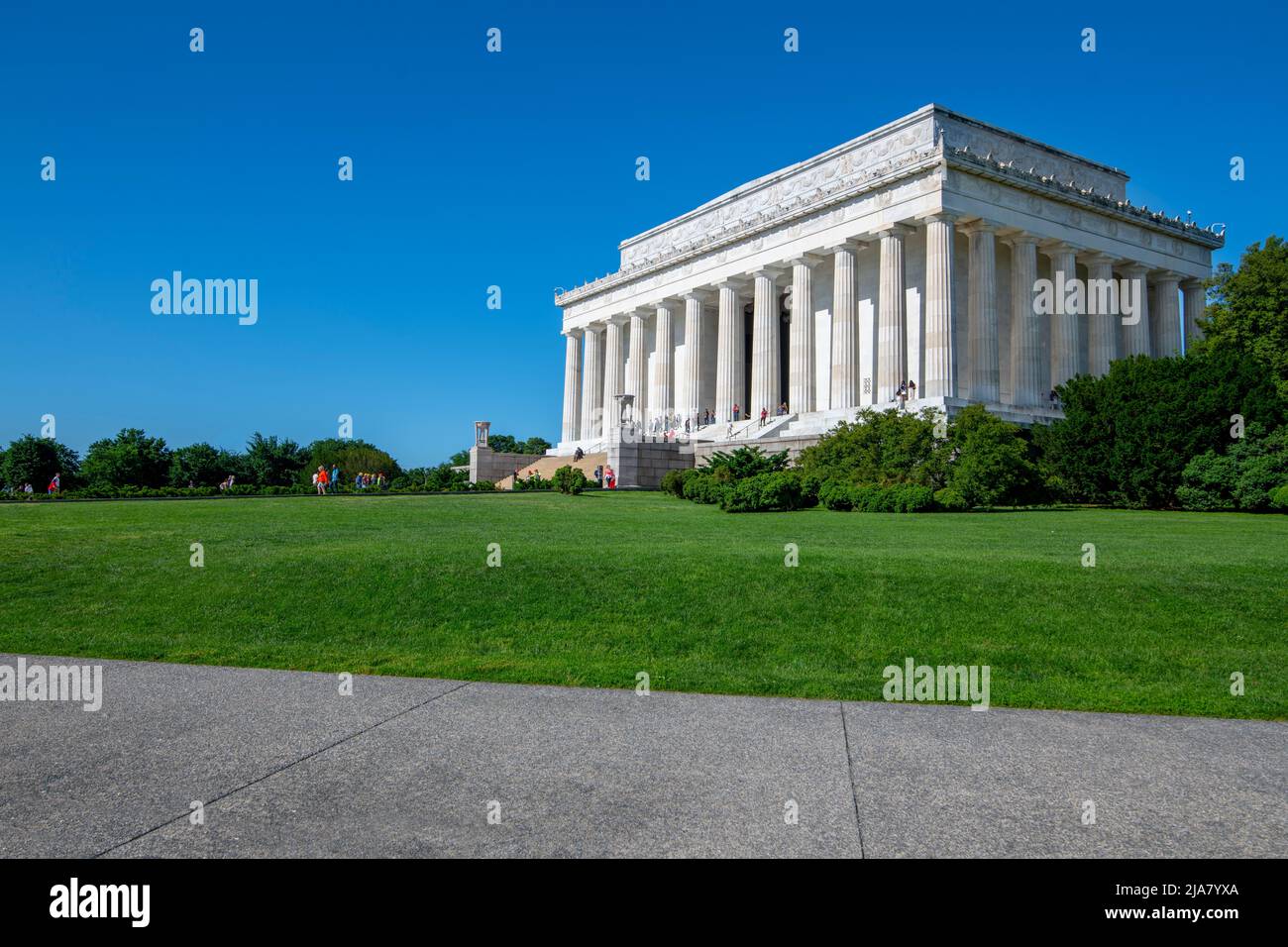 USA Washington DC Lincoln Memorial au Capitole des Nations Banque D'Images