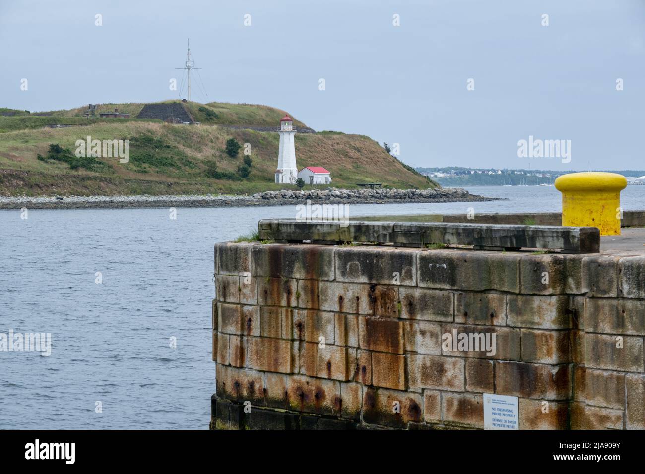 Île Georges, baie Halifax, Nouvelle-Écosse, Canada Banque D'Images