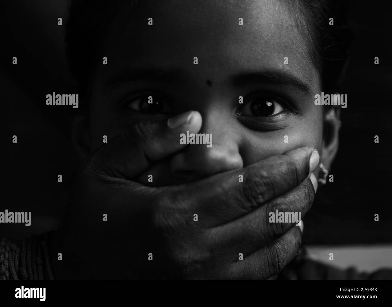 Arrêter la violence contre les femmes - sécurité des femmes Banque D'Images