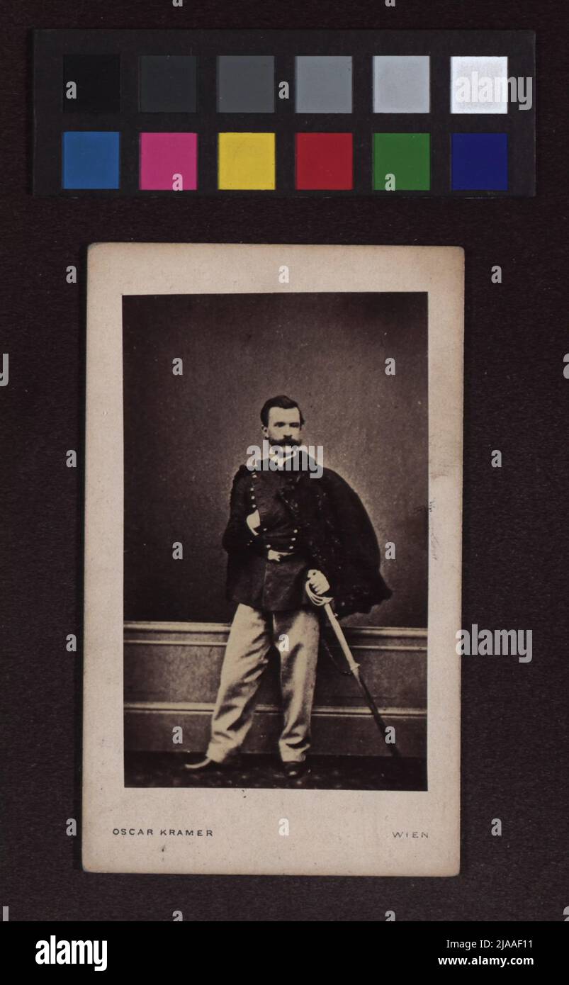 Le roi Umberto I (Humbert) d'Italie (1844-1900). Oscar Kramer (1835-1892), photographe Banque D'Images