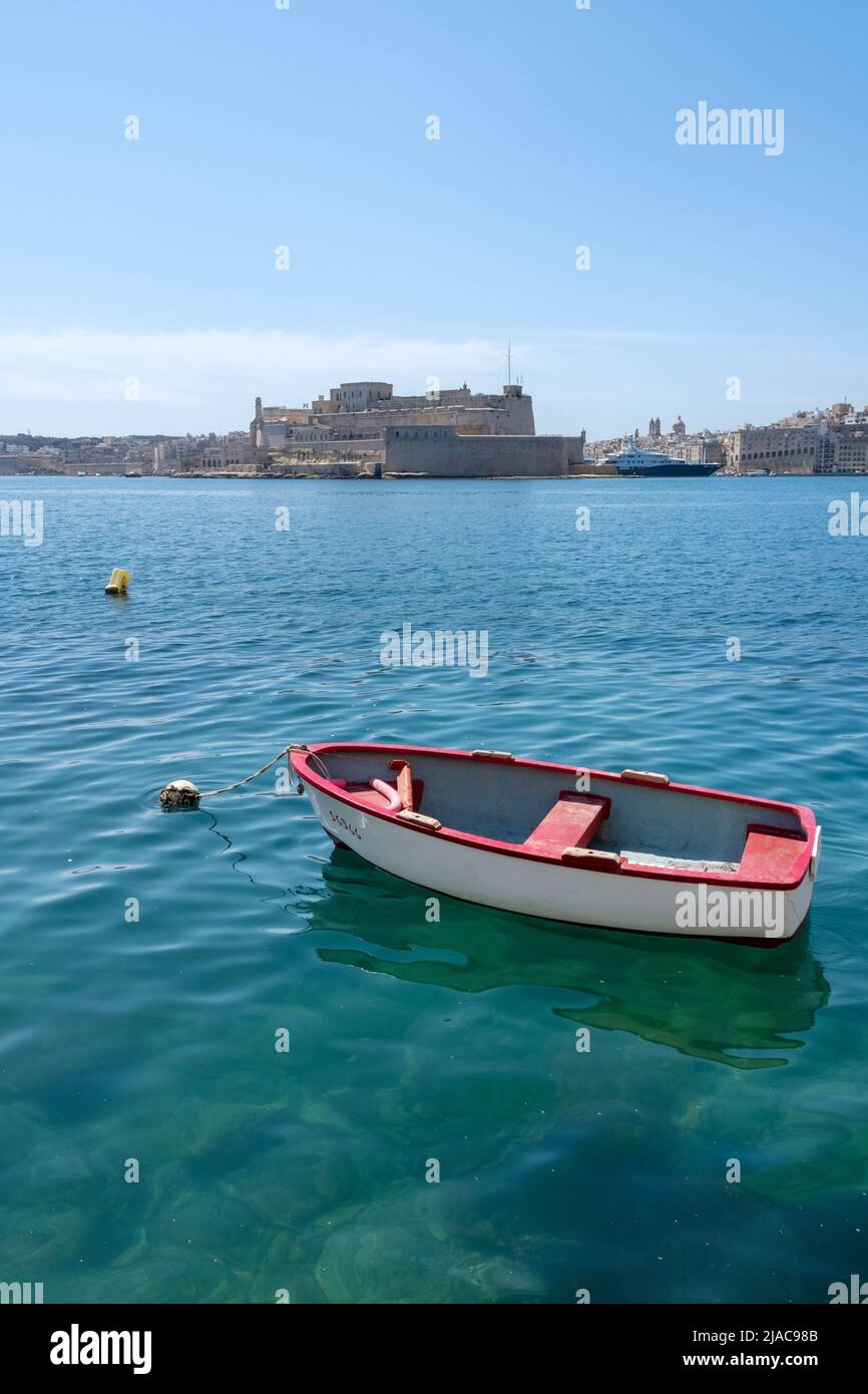 Le Grand Port, La Valette, Malte Banque D'Images