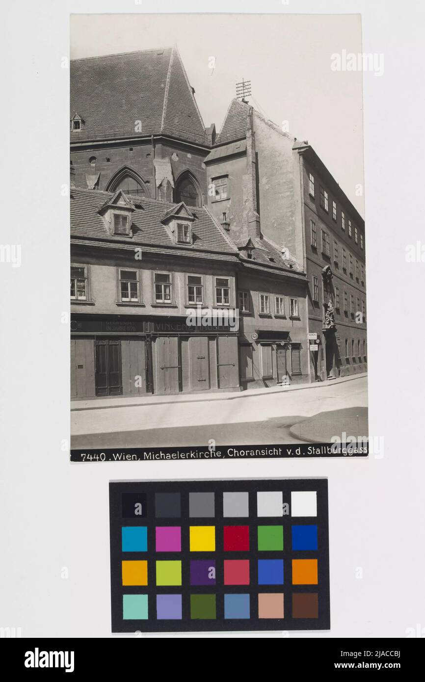 1., gaz Habsburger 14 (Pagen) - Blick V. d. Centre de Halllburg - Michael Sirren, Chorites (Pagen). Bruno Raising Strategy (1869-1951), photographies Banque D'Images