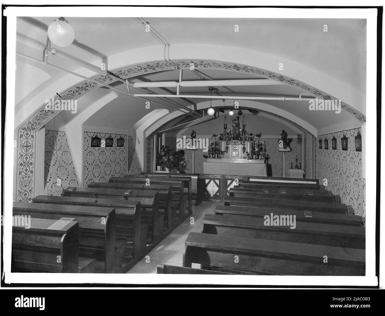 Chapelle dans la maison du marchand Wiener (18th, Peter Jordan-Straße 42), vue sur l'autel. Martin Gerlach jun. (1879-1944), photographe Banque D'Images