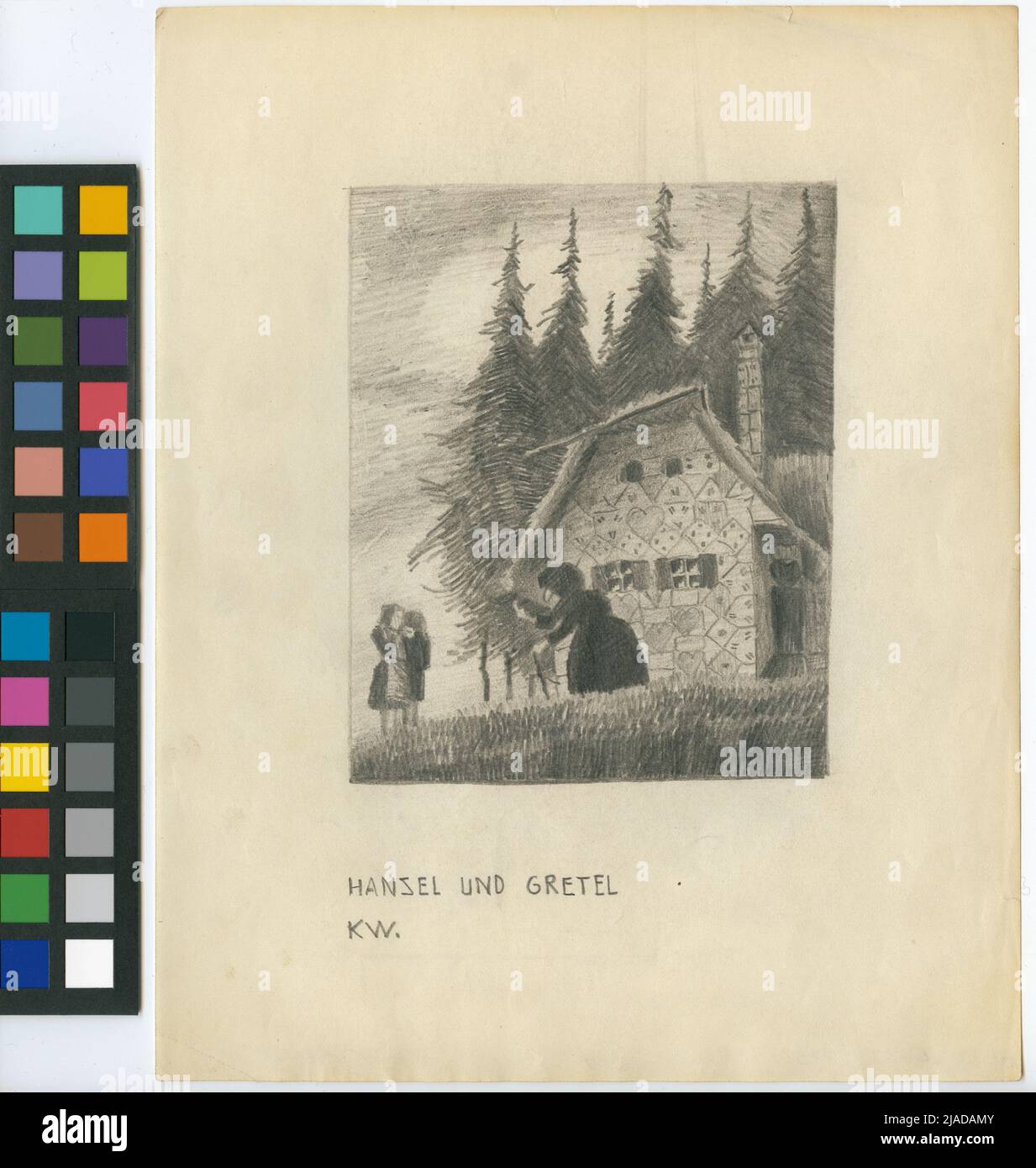 Hansel et Gretel '. Karl Wiener (1901-1949), artiste Banque D'Images