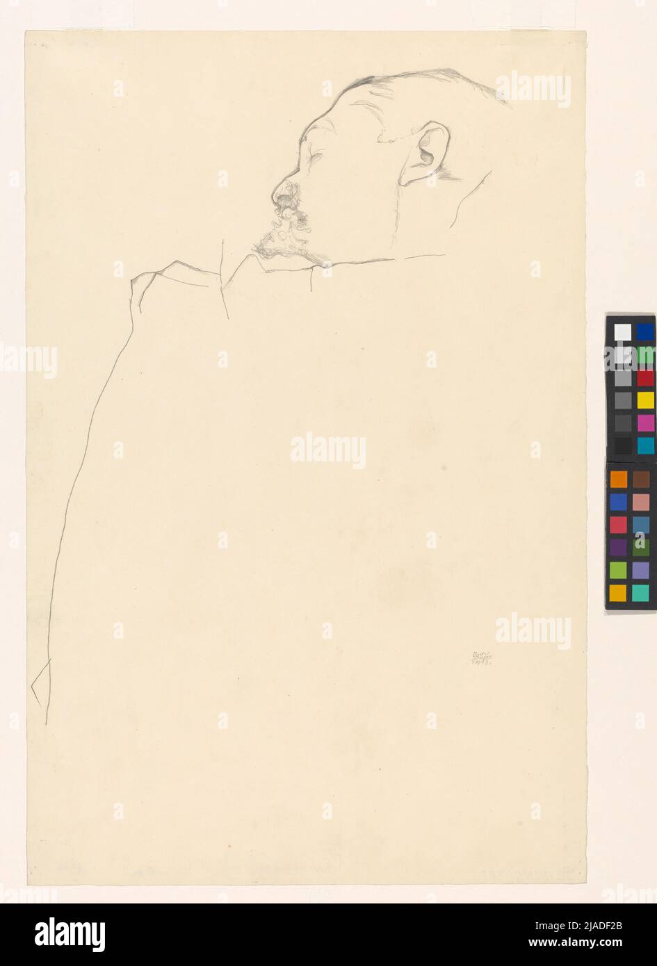 Portrait Carl Reininghaus. Egon Schiele (1890-1918), artiste Banque D'Images