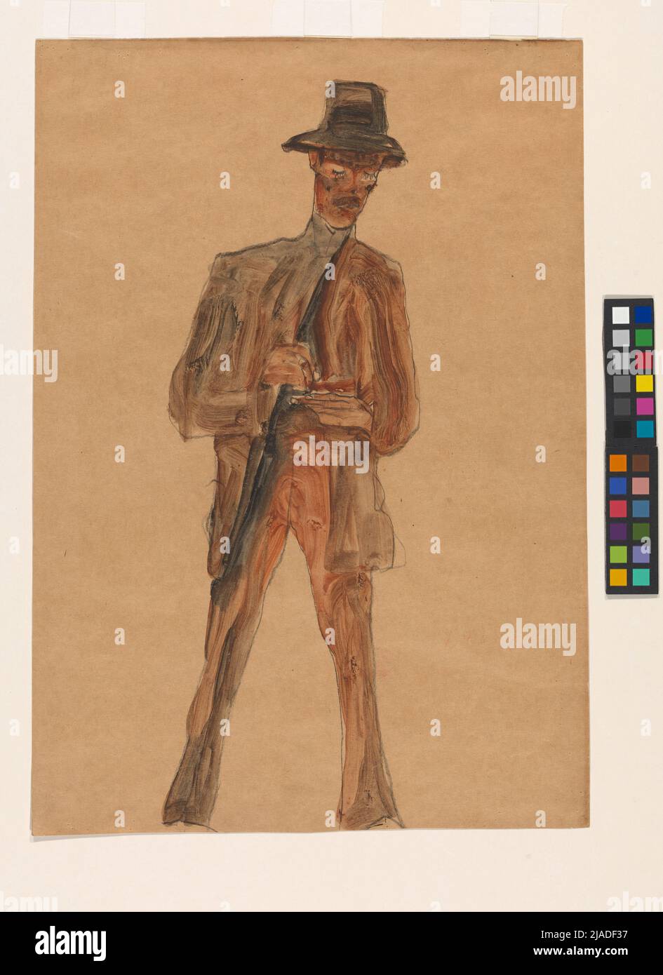 Franz Weigang. Egon Schiele (1890-1918), artiste Banque D'Images