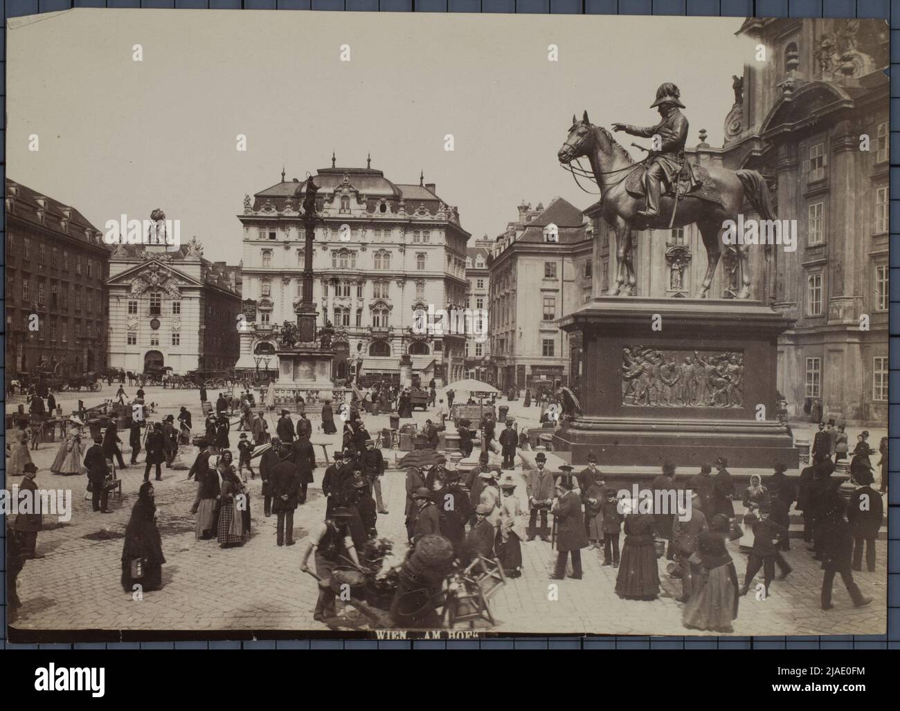 1st, à la ferme - Markt - monument Radetzky. Inconnu, photographe Banque D'Images