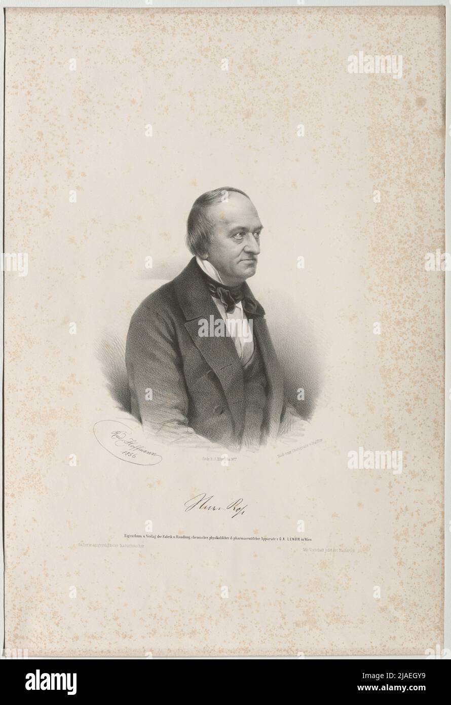 H .. Rose '. Heinrich Rose, minéralogue allemand, chimiste analytique. Après : Wilhelm Halffter (1821-1901), photographe, Rudolf Hoffmann, artiste, veuve de Höfelich, Réalisation, George André Lenoir (1825-1909), maison d'édition Banque D'Images