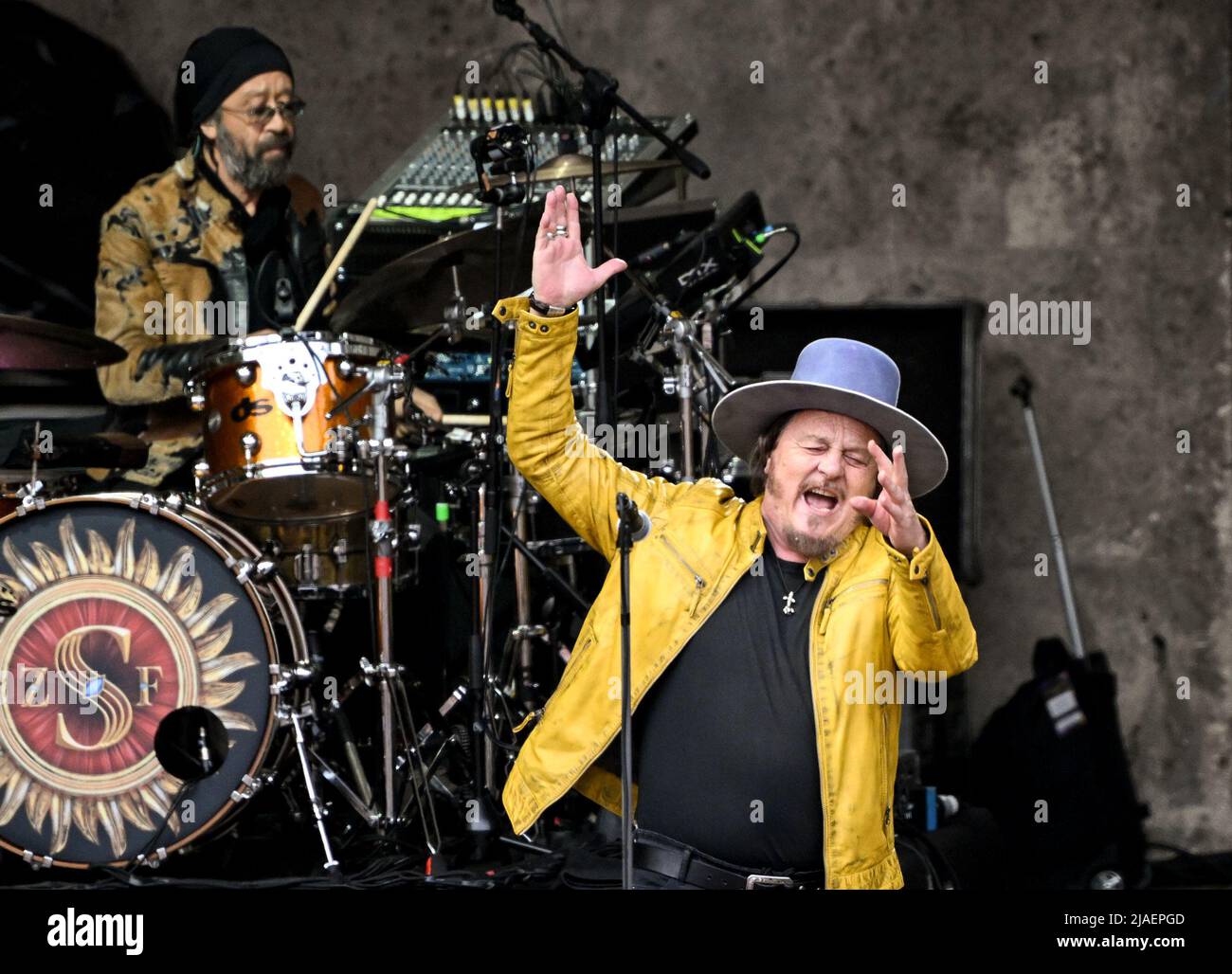 Berlin, Allemagne. 29th mai 2022. Le musicien italien Zucchero se produit au Waldbühne. Credit: Britta Pedersen/dpa/Alay Live News Banque D'Images
