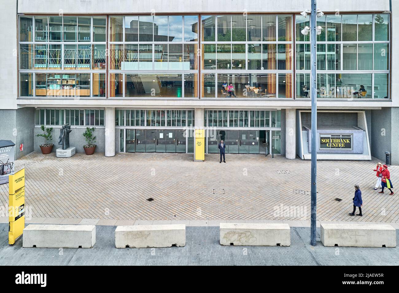 Royal Festival Hall, South Bank, Londres, Angleterre. Banque D'Images