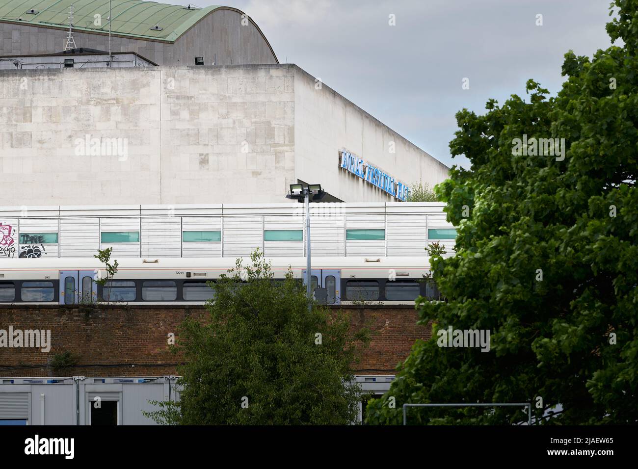 Royal Festival Hall, South Bank, Londres, Angleterre. Banque D'Images