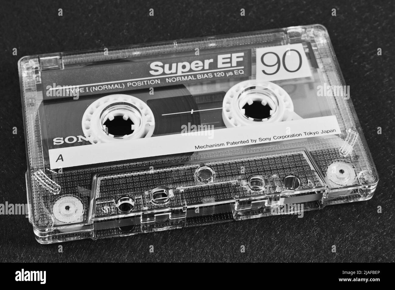Ryazan, Russie - 26 décembre 2021: Cassette audio Sony Super EF 90 Banque D'Images