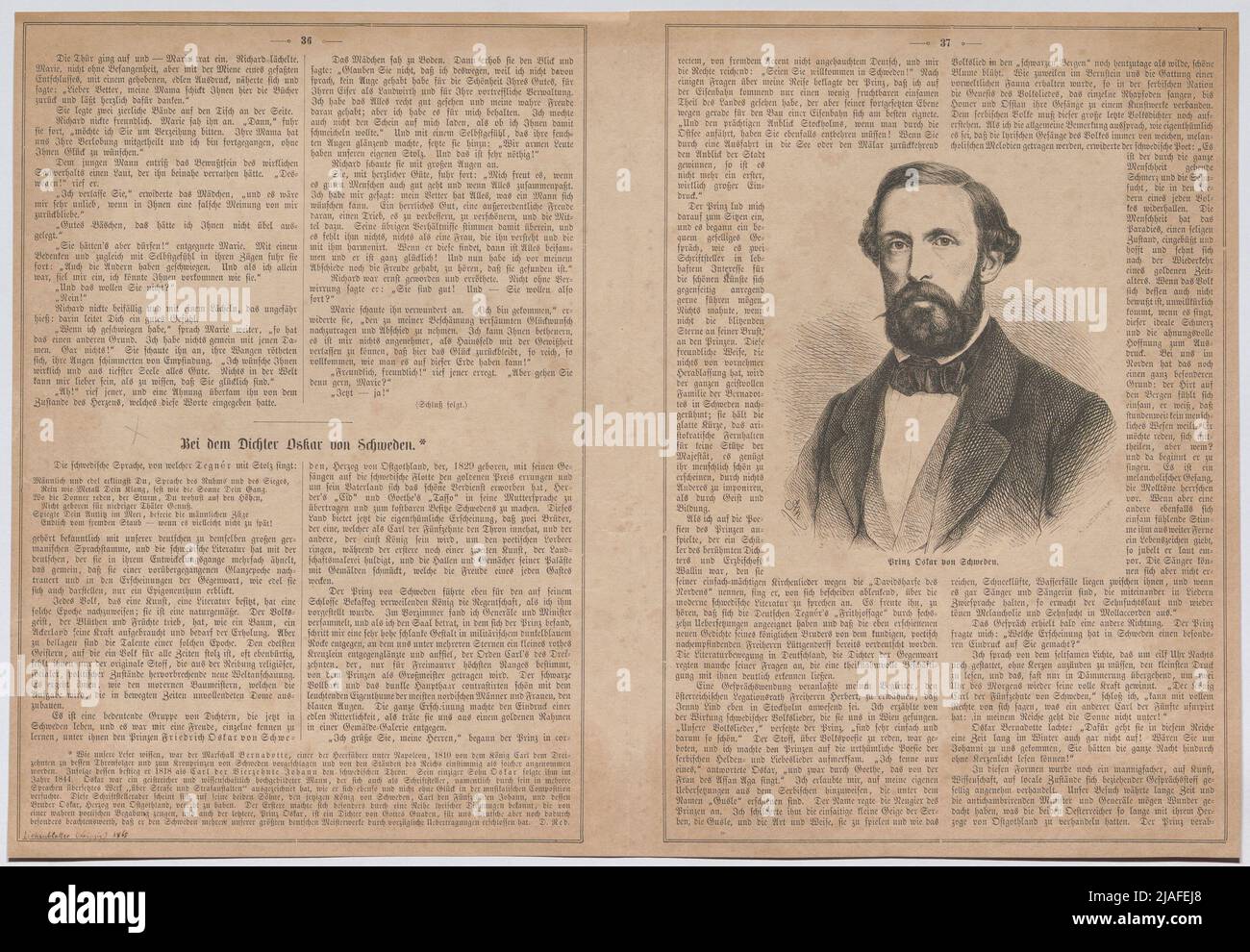 Prince Oskar de Suède. ' Banque D'Images