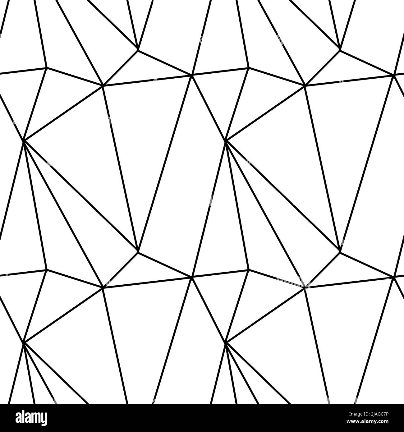 mosaïque triangulaire de lignes fines sans couture motif, arrière-plan pour le papier d'emballage textile. Illustration de Vecteur