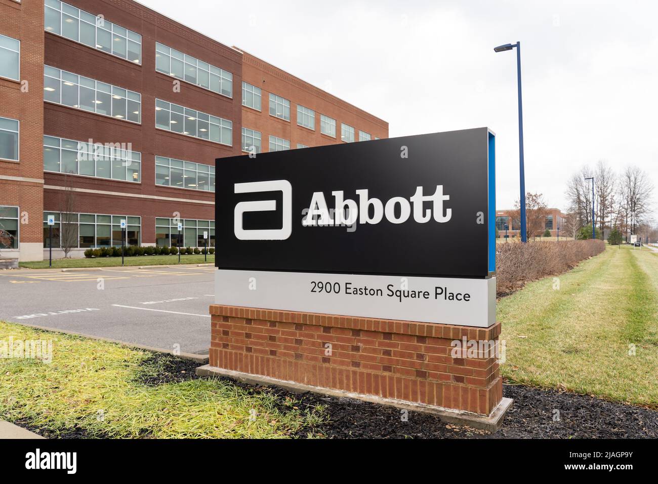 Siège social d'Abbott Nutrition à Columbus, Ohio, États-Unis. Banque D'Images