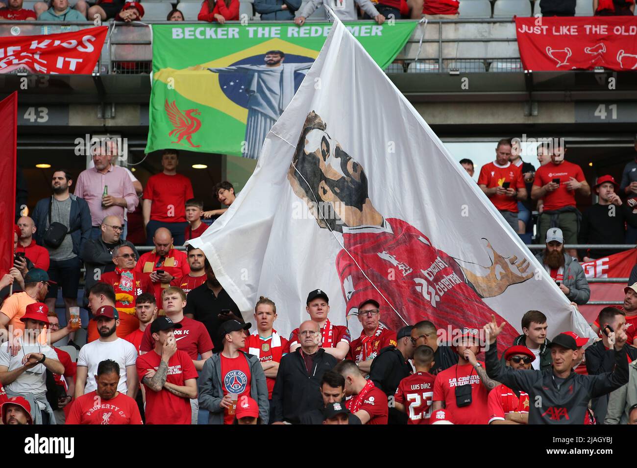 Drapeau Liverpool FC Officiel - 150x90 Cm - Polyester Avec Œillets - Supporters Reds