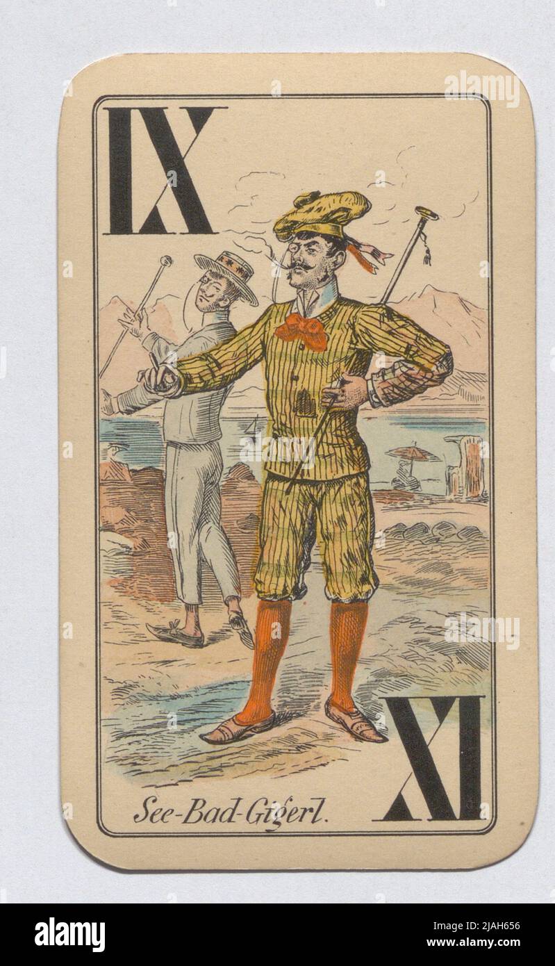 'Gigerl-Tarock': 'VIII - EIS-Gigerl. Banque D'Images