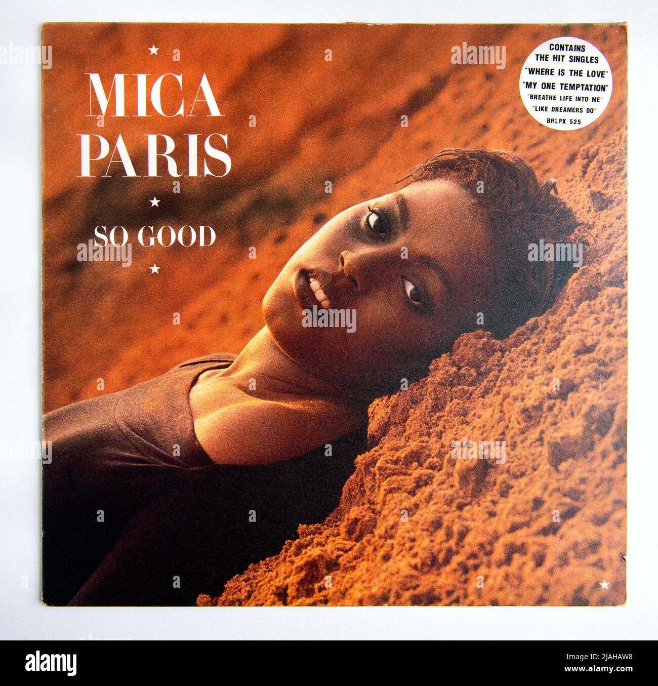 LP couverture de So Good, le premier album de Mica Paris, sorti en 1988 Banque D'Images