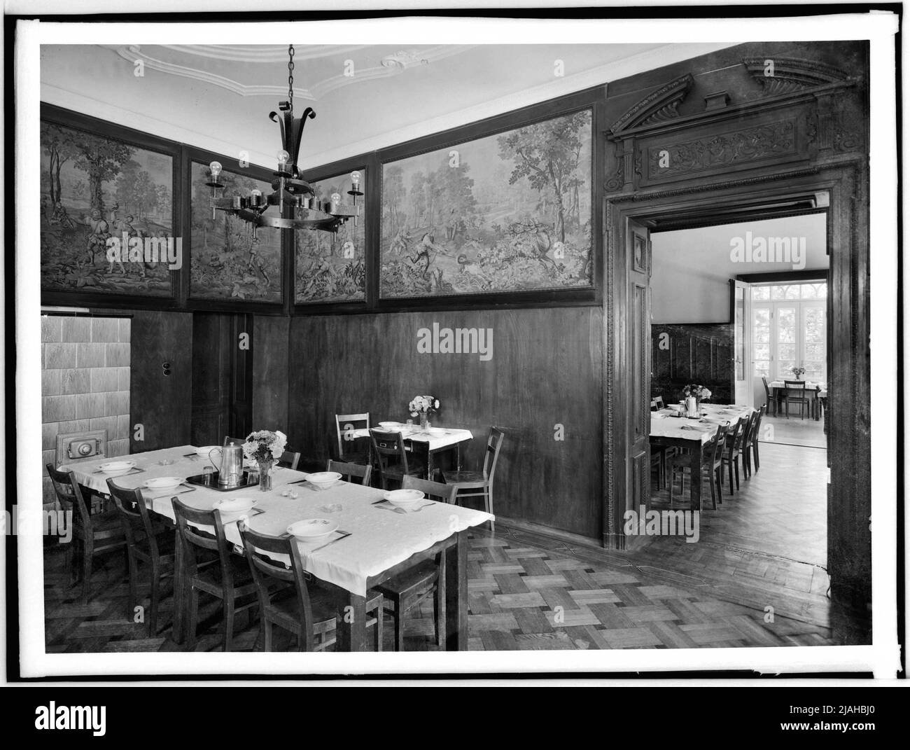 Centre de thérapie Stollhof, Klosterneuburg, Kierlinger Straße 87, salle à manger Banque D'Images