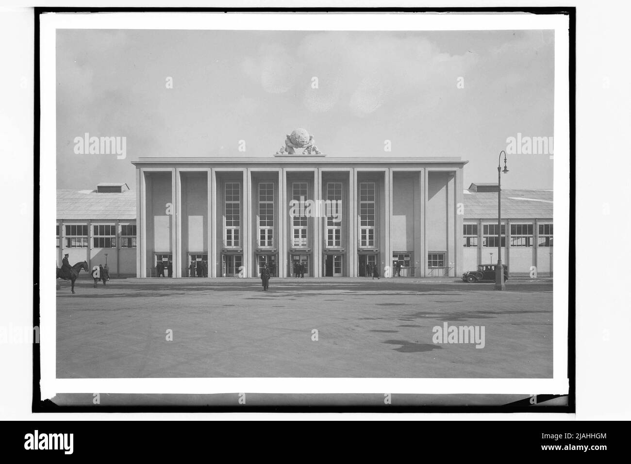 Hall d'exposition (Südhalle) sur le centre d'exposition Banque D'Images