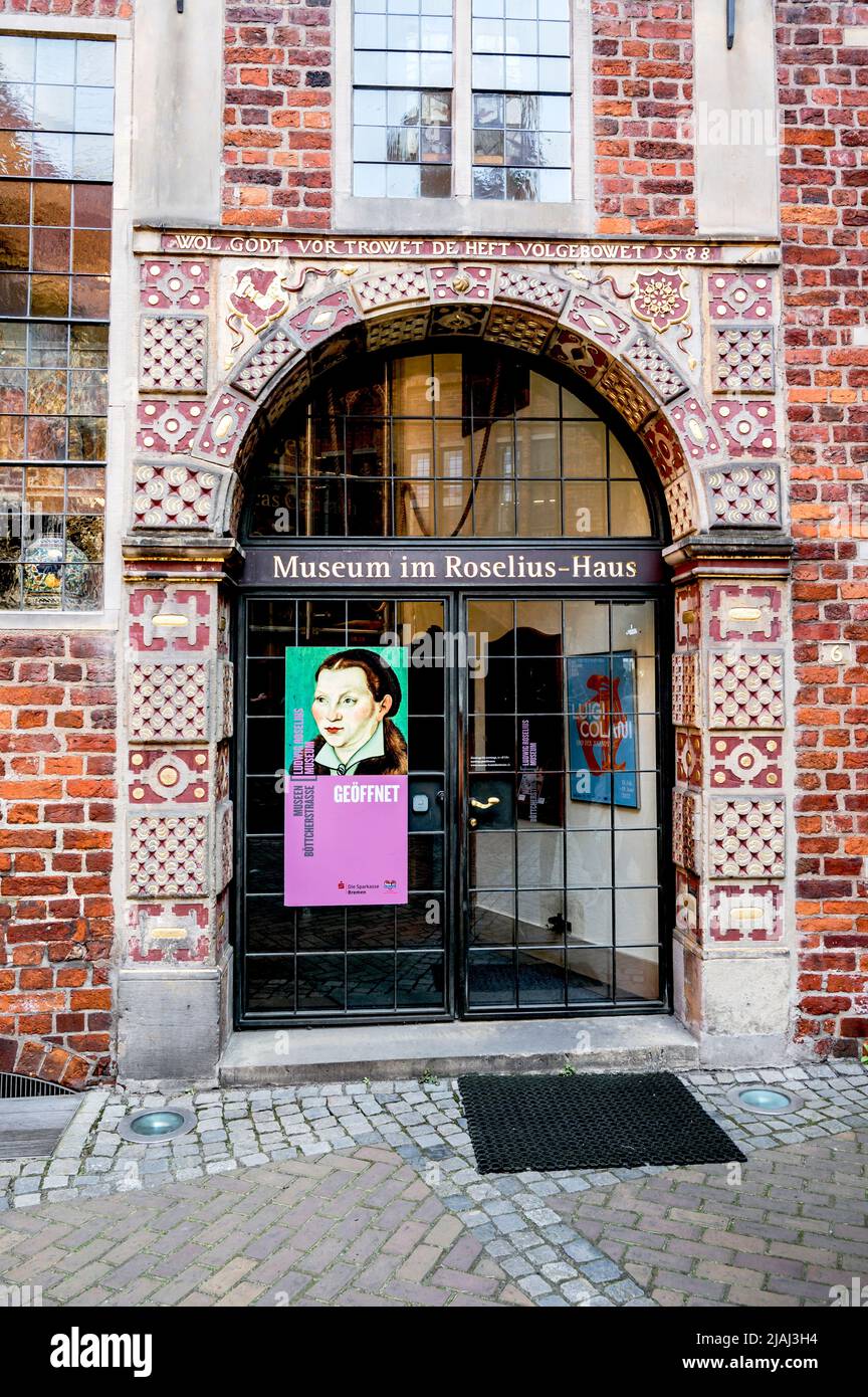 Brême (Allemagne): Boettcherstraße - Musée im Roselius-Haus Banque D'Images