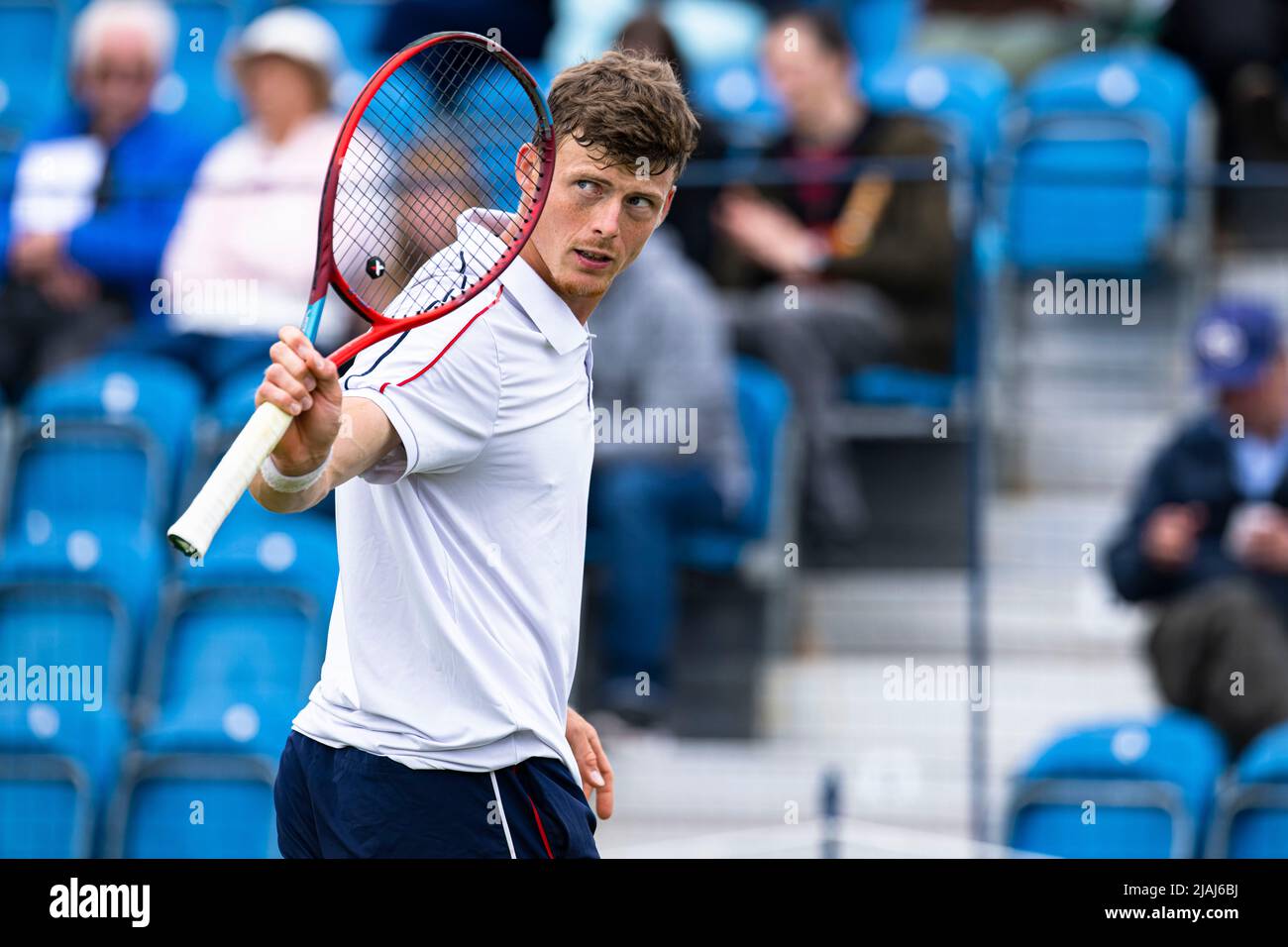 SURREY, ROYAUME-UNI. 30th mai 2022. Billy Harris (GBR) lors du Surbiton Trophy 2022 au Surbiton Racket Fitness Club le lundi 30 mai 2022 à SURREY, ANGLETERRE. Credit: Taka G Wu/Alay Live News Banque D'Images