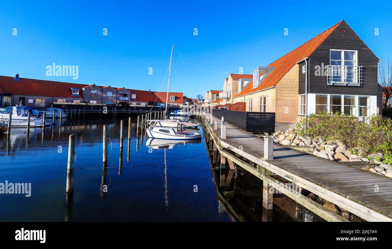 Pittoresque fjord de Frederiksund et Roskilde au Danemark Banque D'Images
