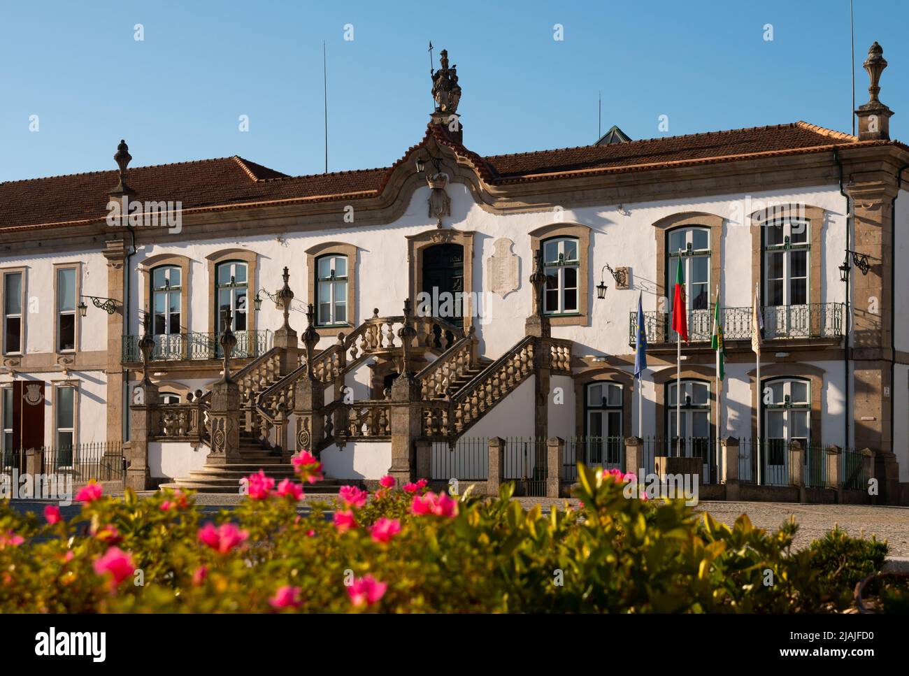 Hôtel de ville de Vila Real, Portugal Banque D'Images