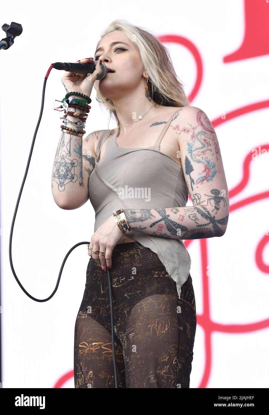 Paris Hilton à Boston Banque D'Images