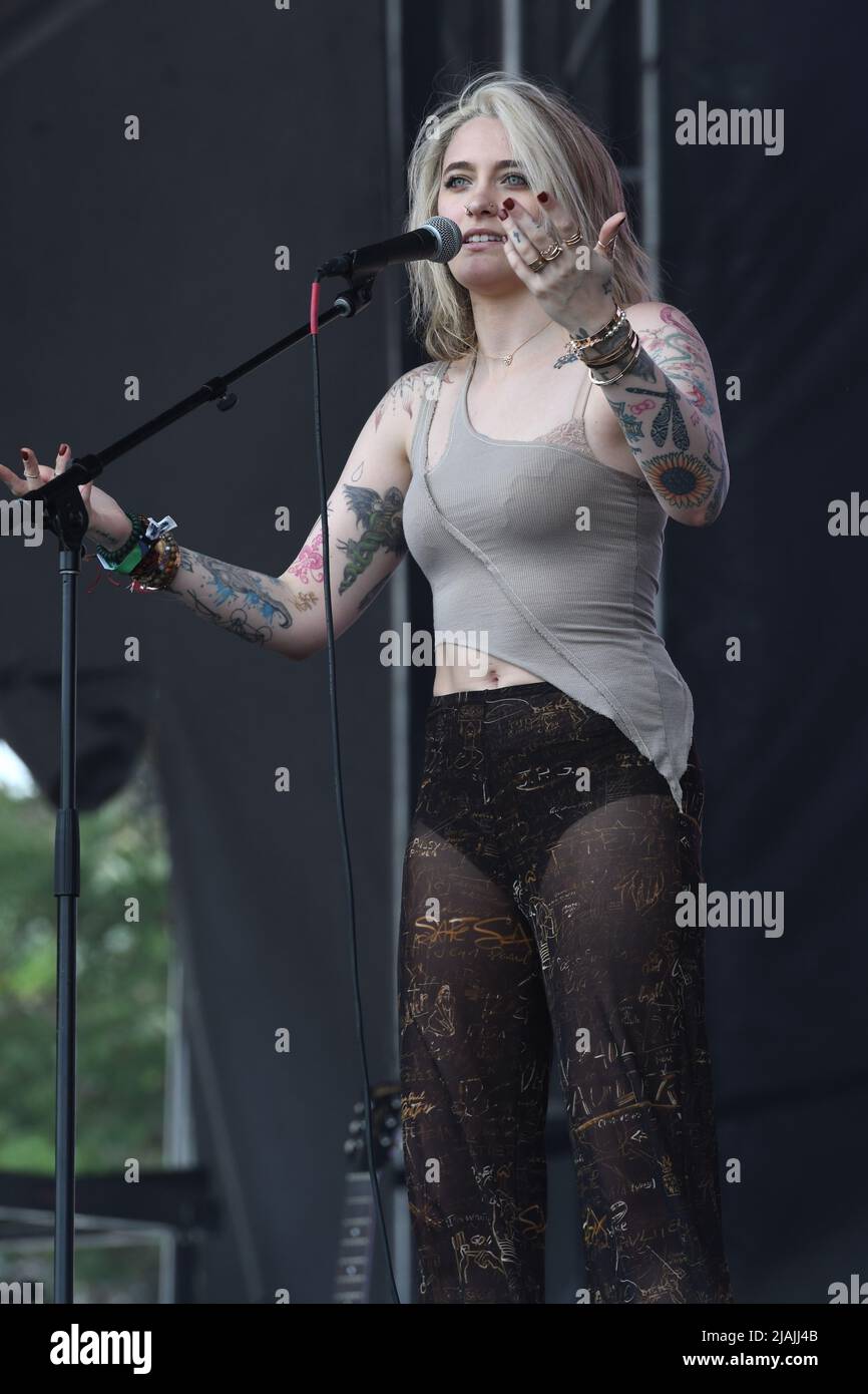 Paris Hilton à Boston Banque D'Images