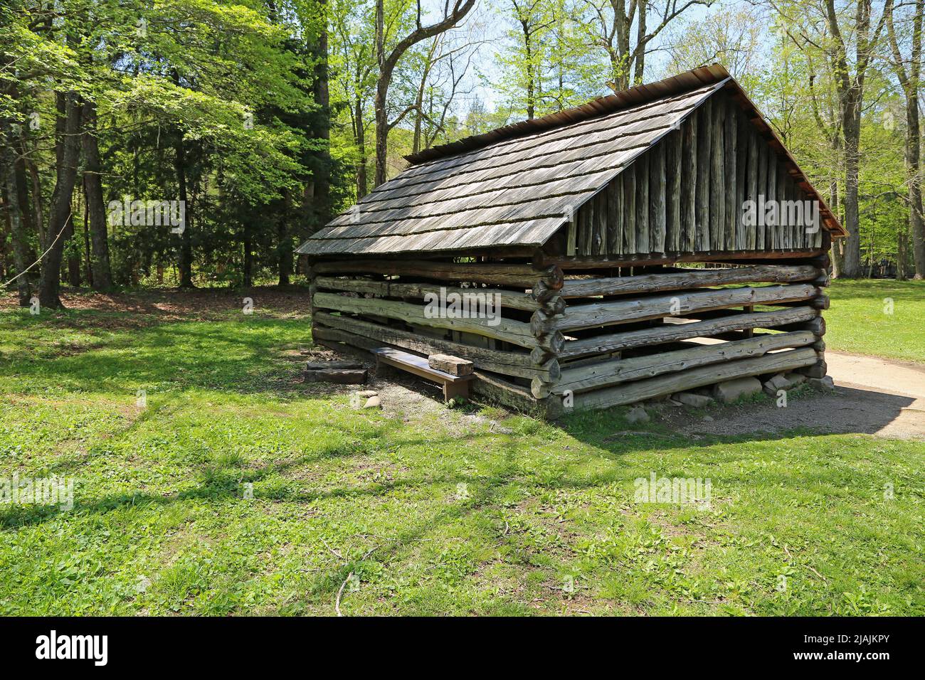 Atelier de forgeron - Parc national des Great Smoky Mountains, Tennessee Banque D'Images