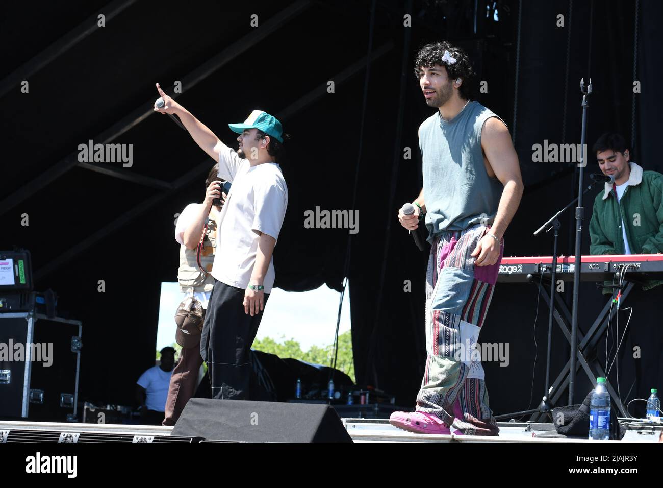 Les Rascals de Peach Tree sont présentés sur scène lors d'un concert au festival de musique d'appel de Boston à Allston, Massachusetts, sur 29 mai 2022. Banque D'Images