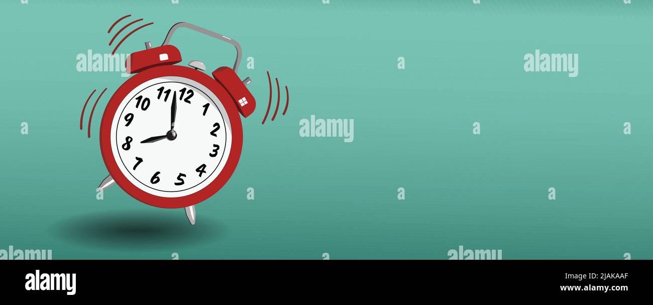 Alarme d'horloge dans le vecteur Illustration de Vecteur