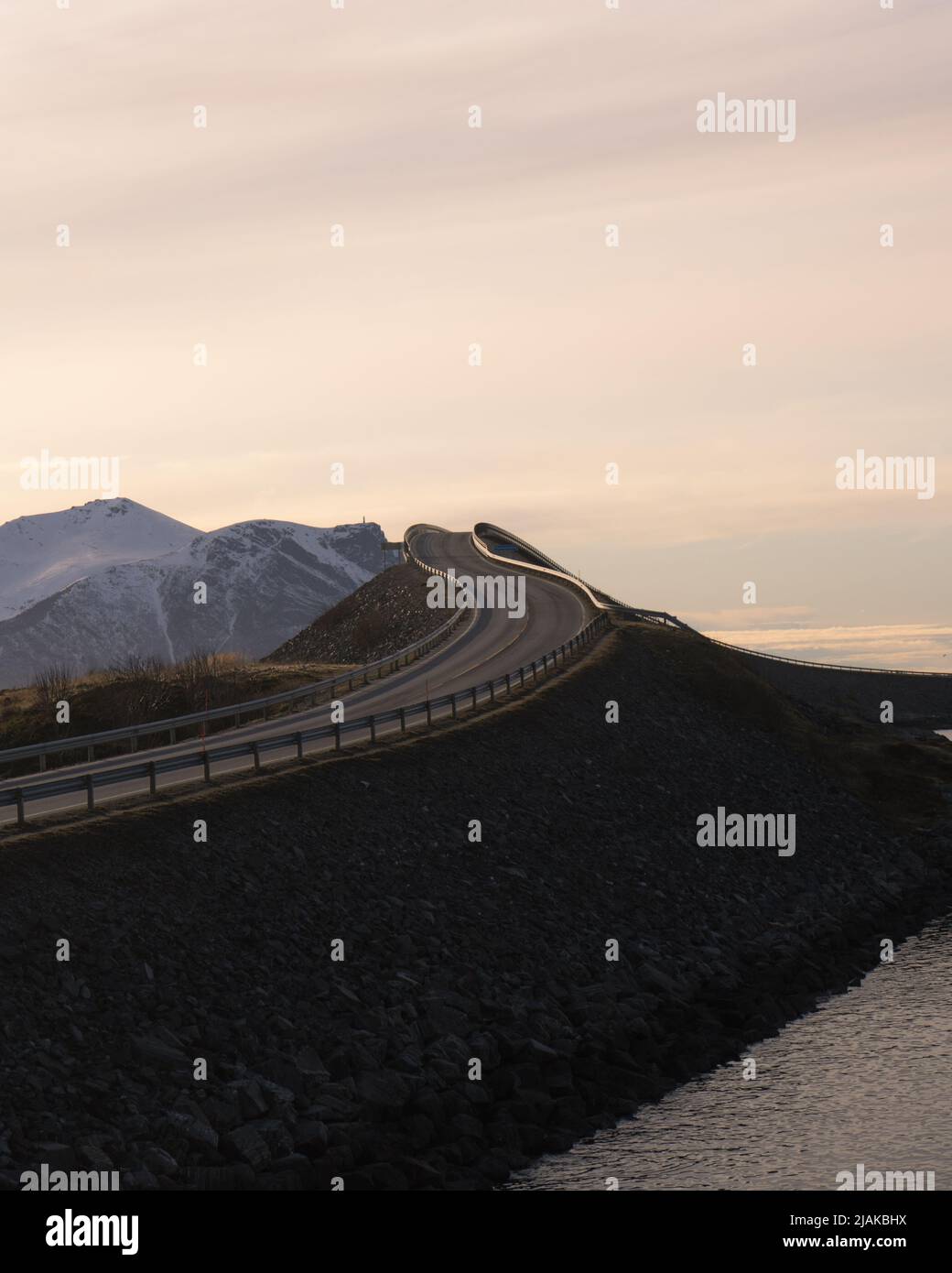 Pont Atlantic Ocean Road Banque D'Images