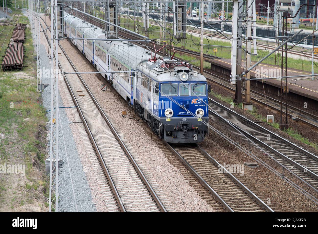 Entraînez-vous à Gdansk, Pologne © Wojciech Strozyk / Alamy stock photo Banque D'Images