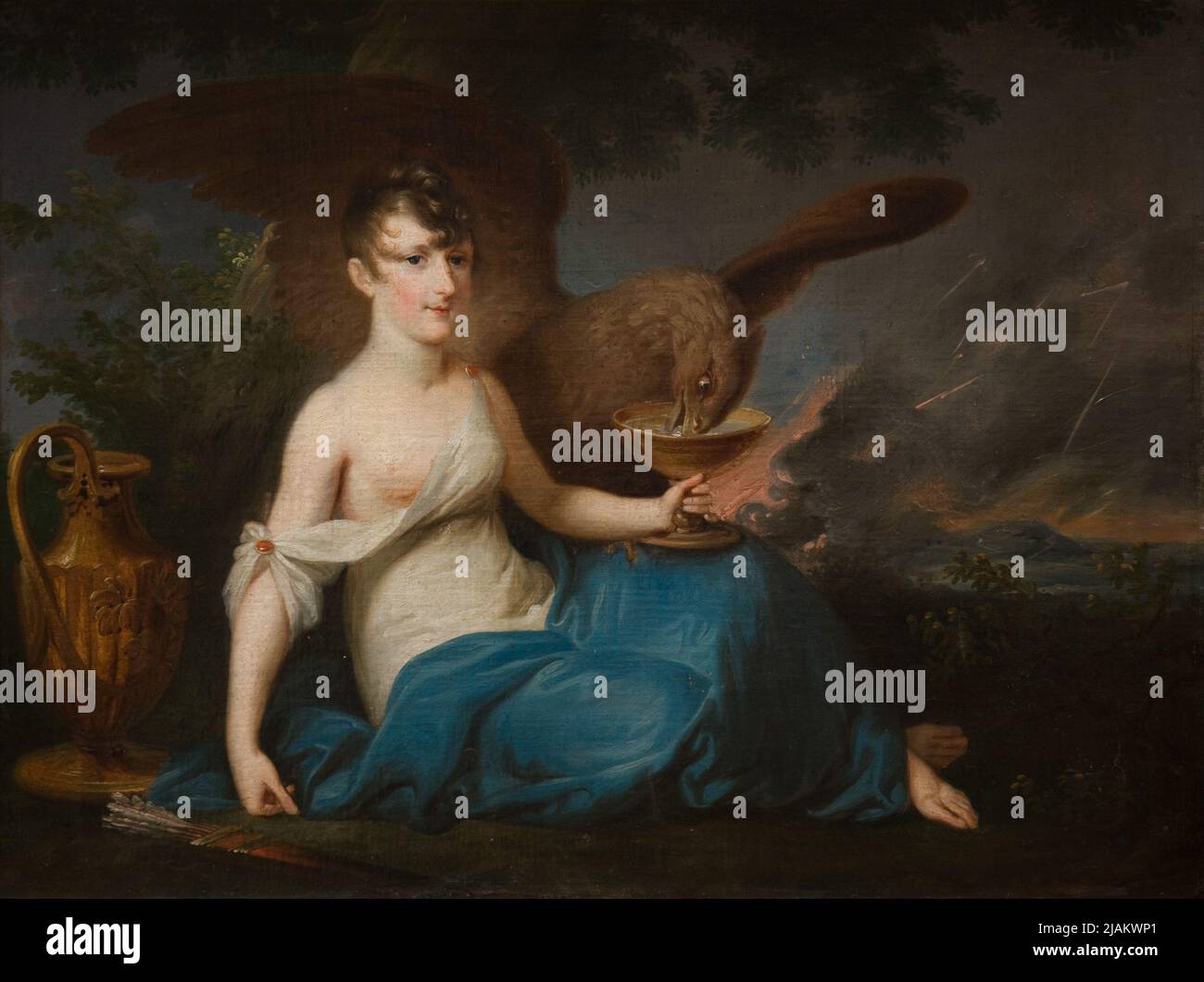 Portrait de Teofila Radziwiłł comme Hebe Peszka, Józef (1767 1831) Banque D'Images